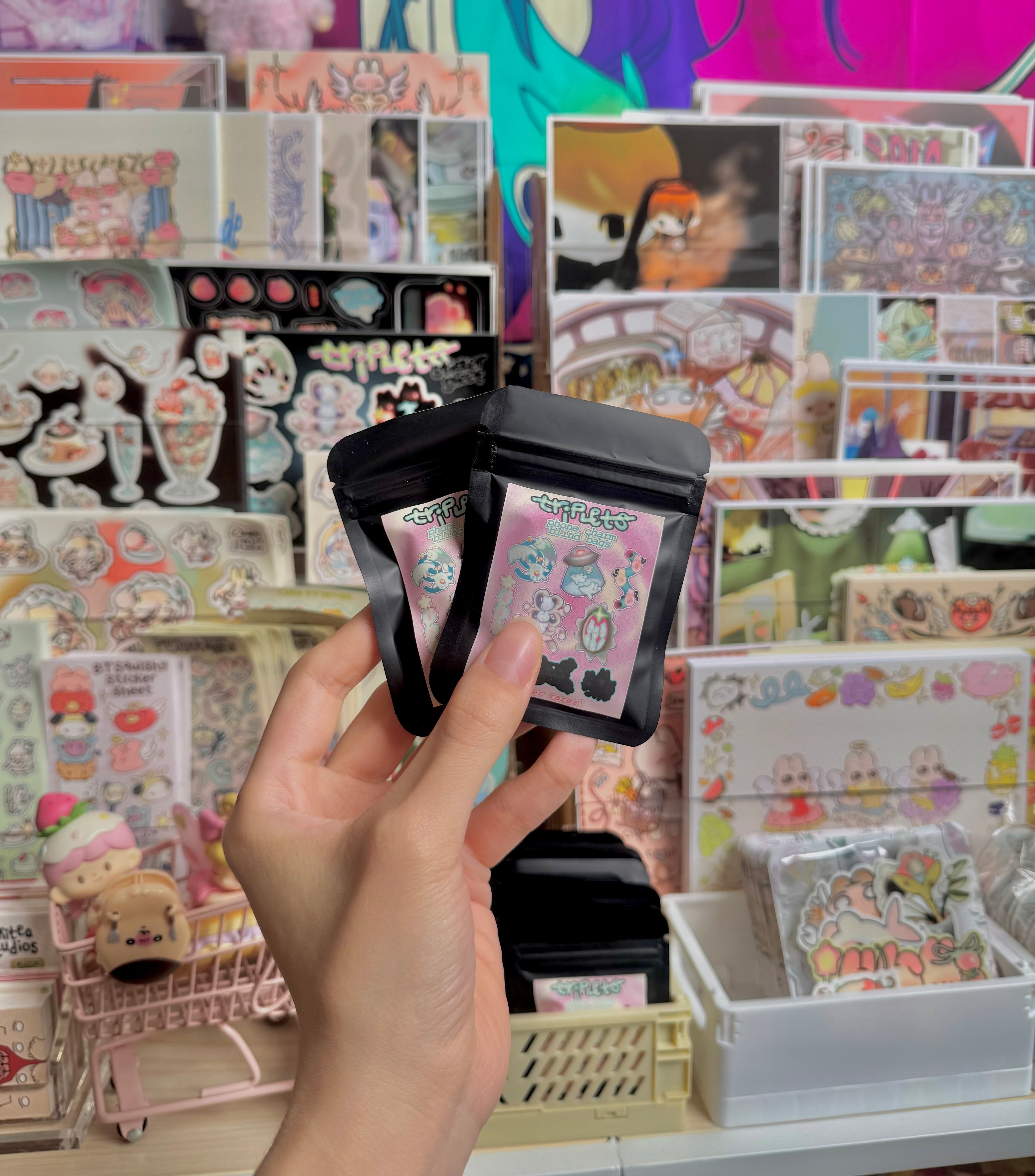 Triplets Phone Charm Blind Bag Gatcha