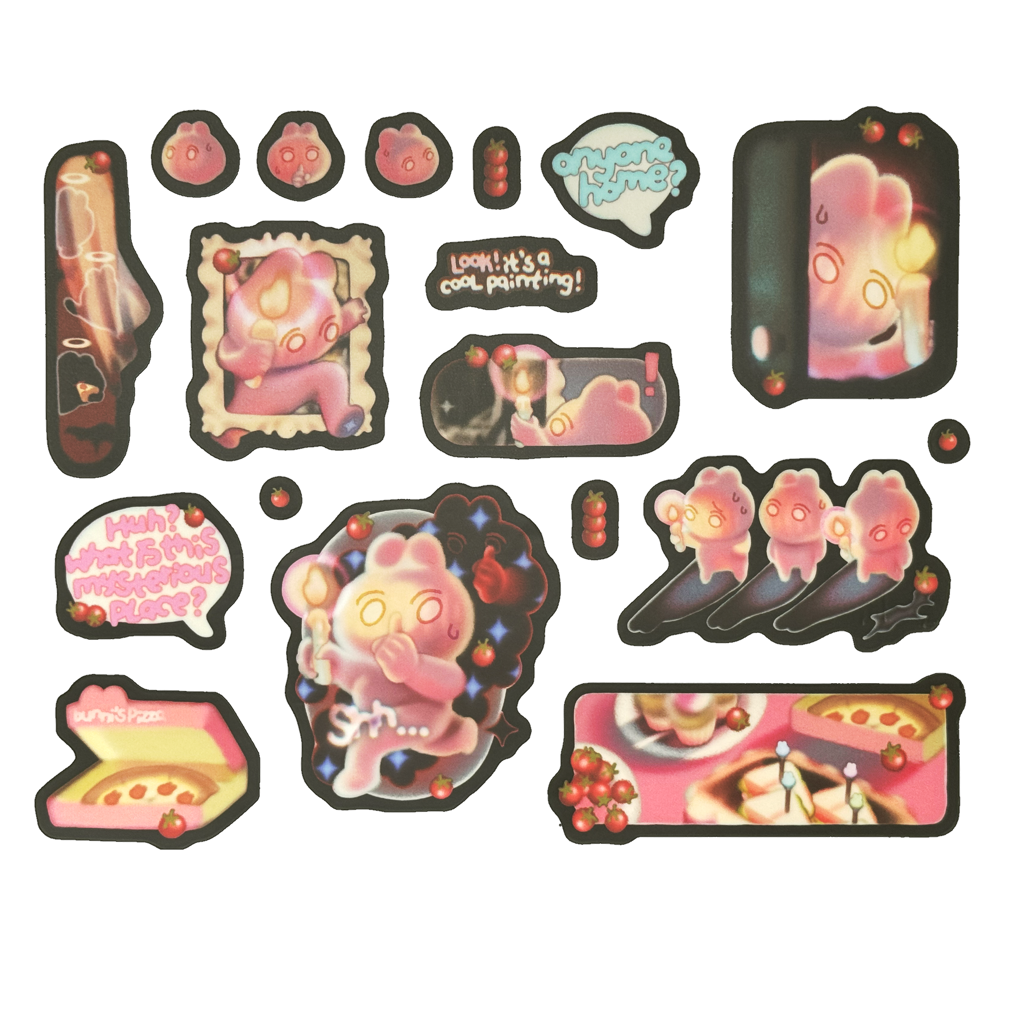 Bunni's Haunted House Adventure Jumbo Sticker Sheet