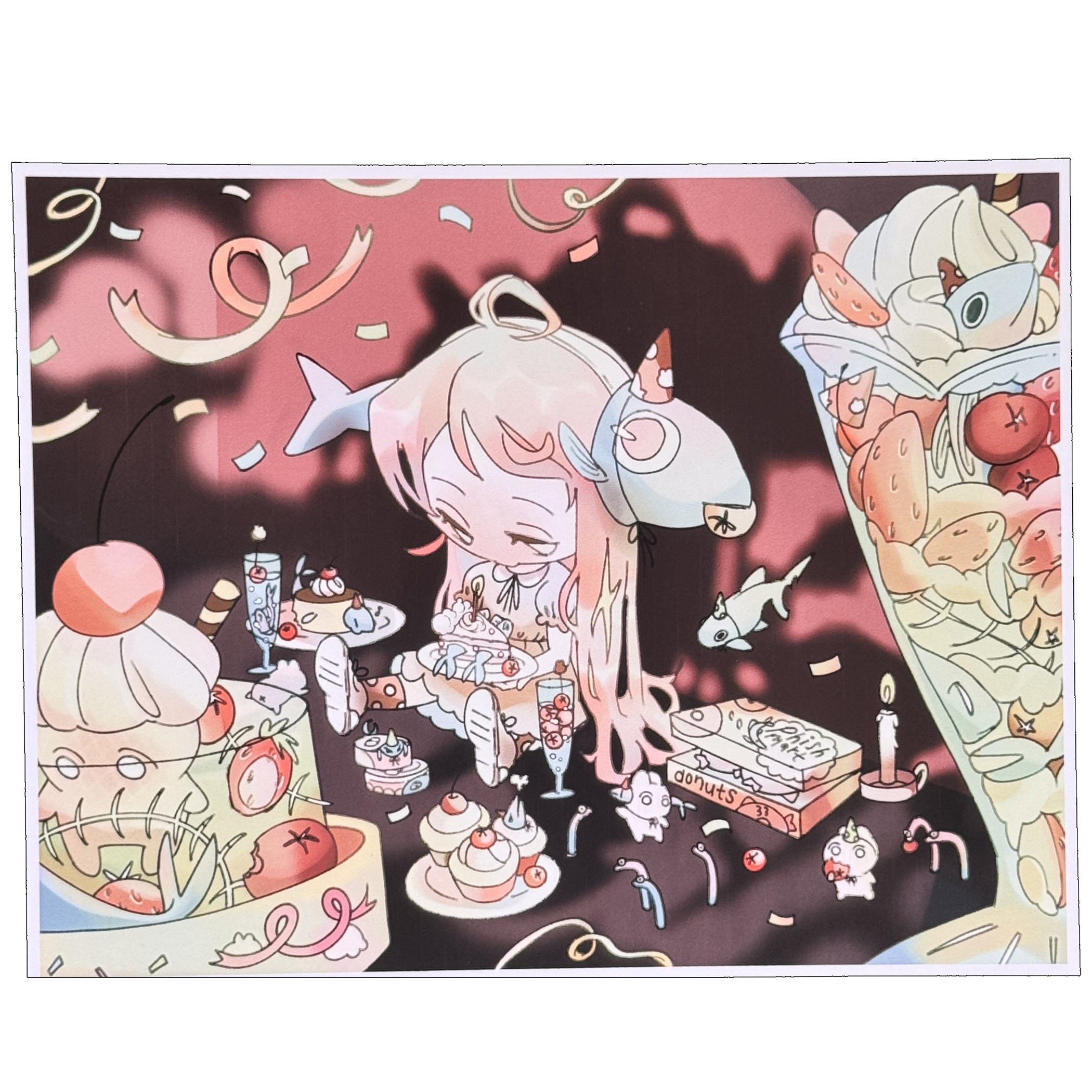 Fish Sweets Picnic Print