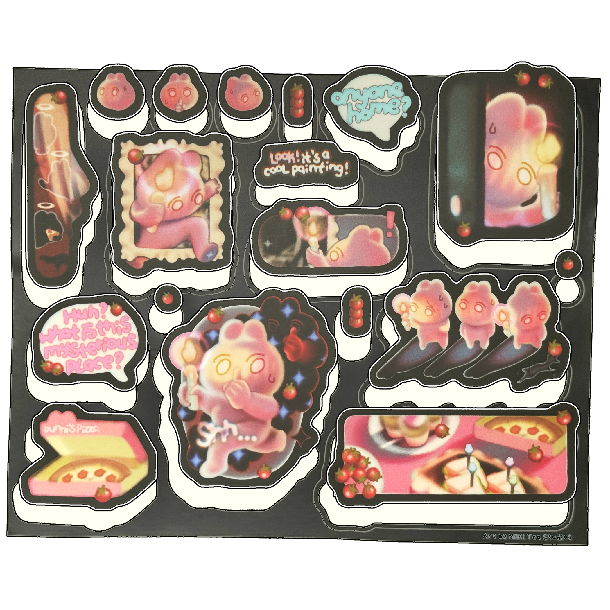 Bunni's Haunted House Adventure Jumbo Sticker Sheet