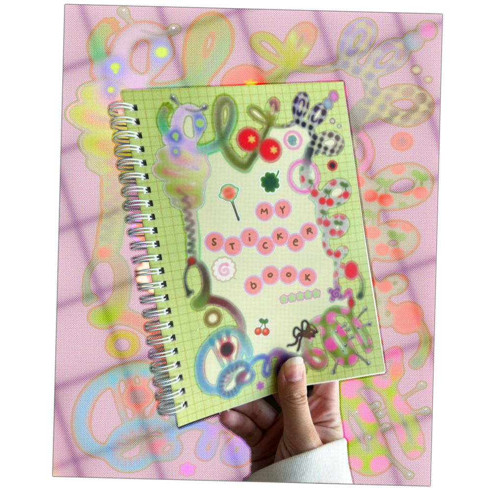 Spring Green Sticker Book