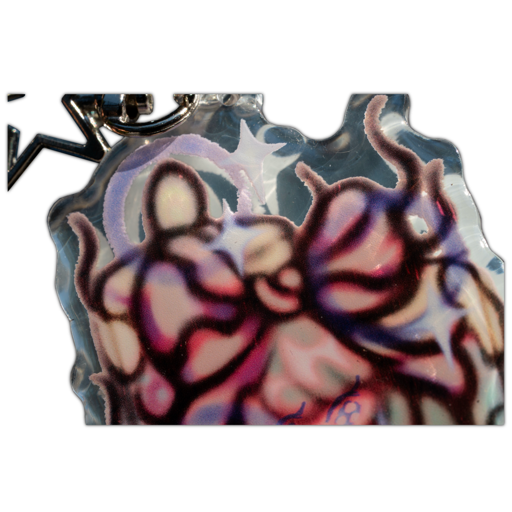 Candle Girl Acrylic Keychain