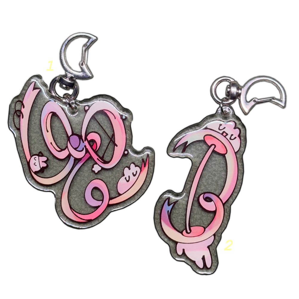 Ribbon Bunni Acrylic Keychain