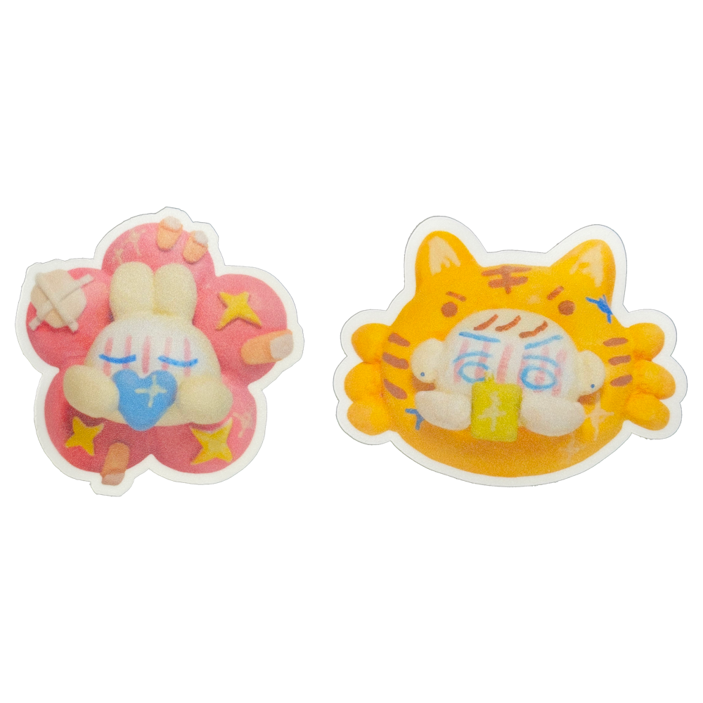 Clay Friends Sticker Set