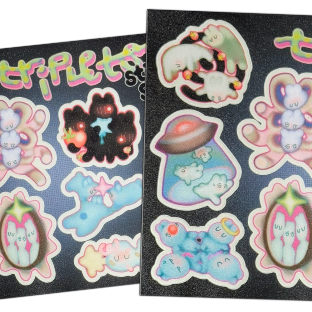 Triplets Sticker Sheet