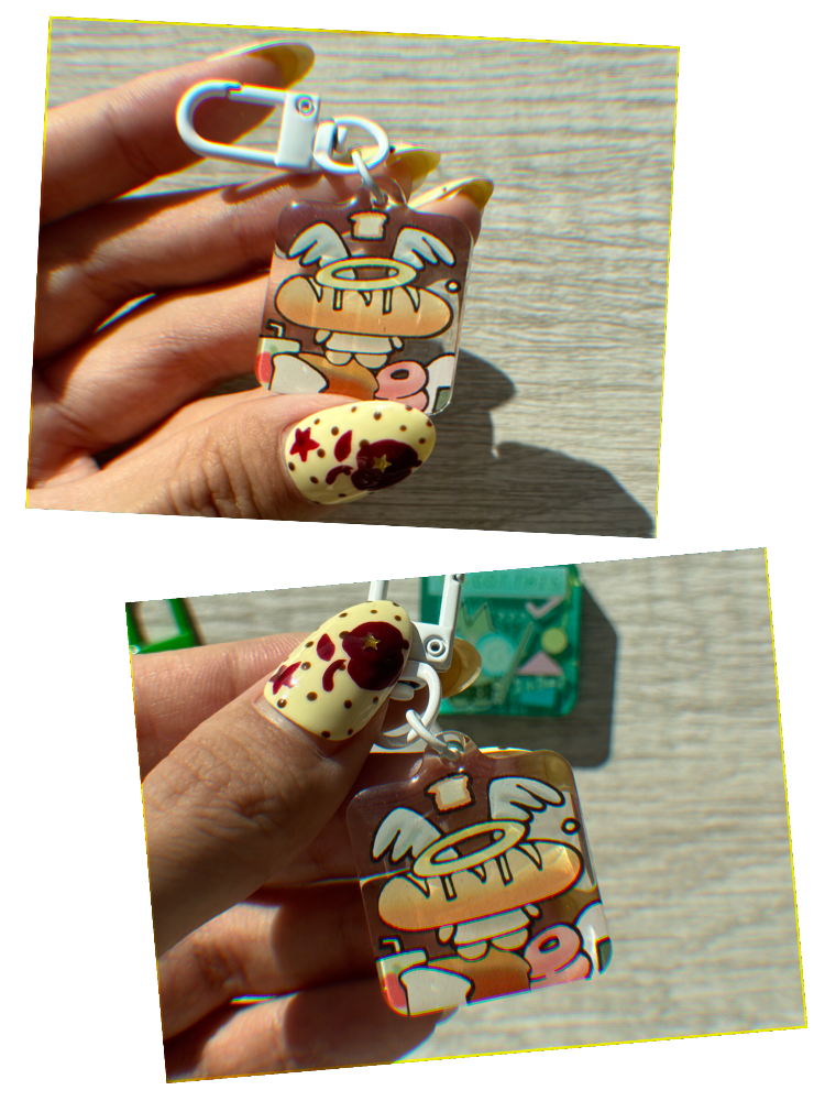 Bread Saint Keychain