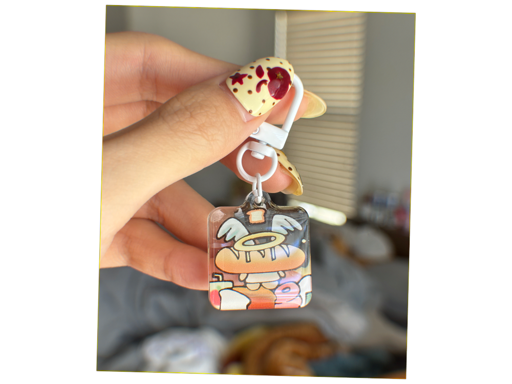 Bread Saint Keychain