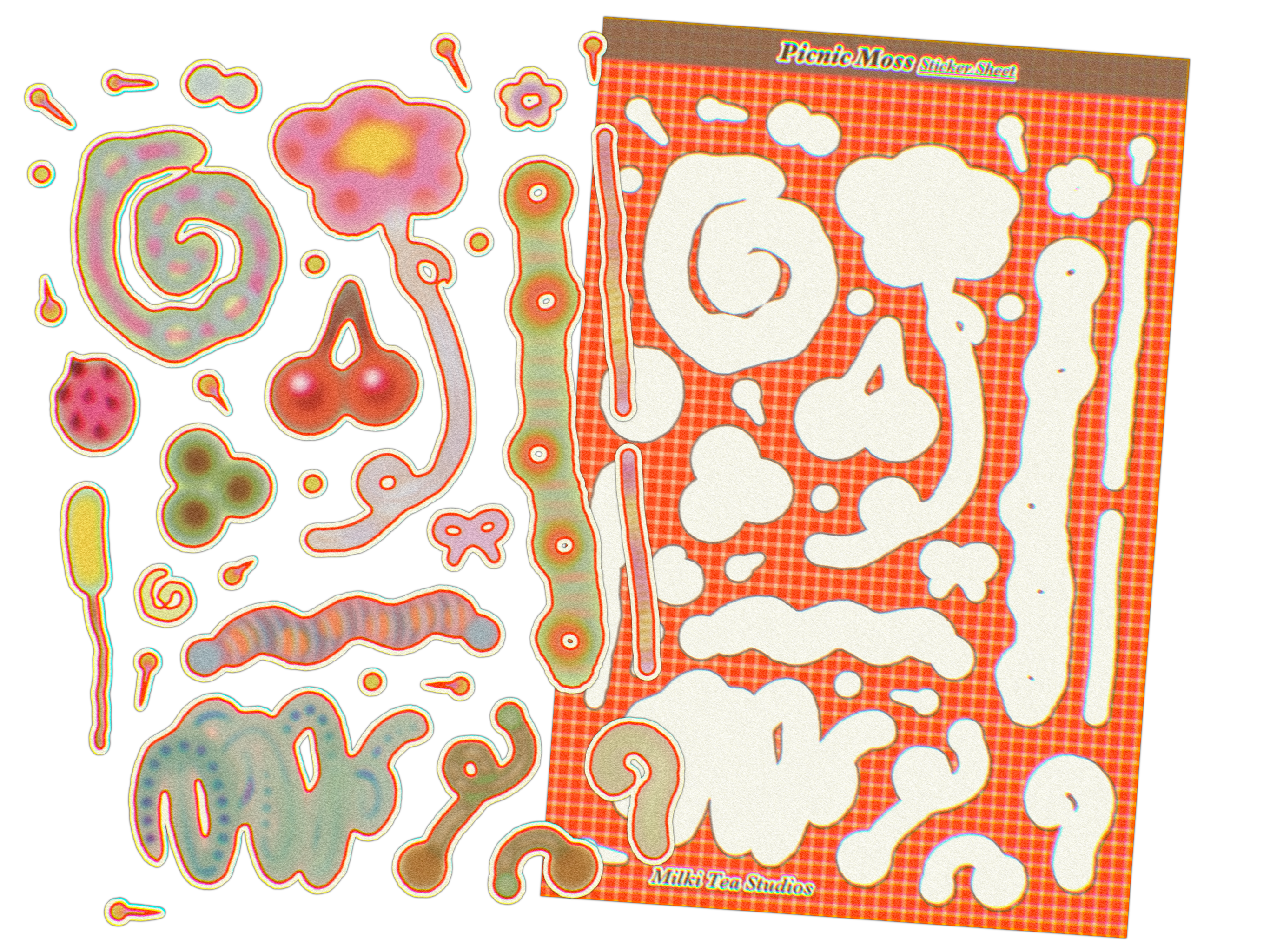 Picnic Moss Sticker Sheet