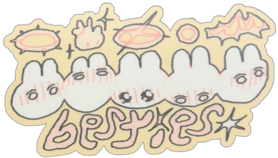 Besties Sticker
