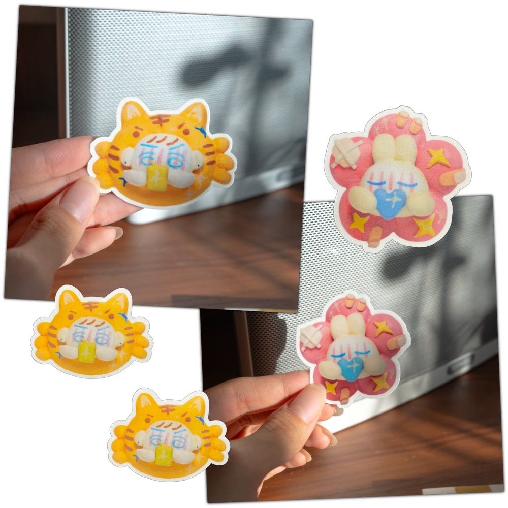 Clay Friends Sticker Set