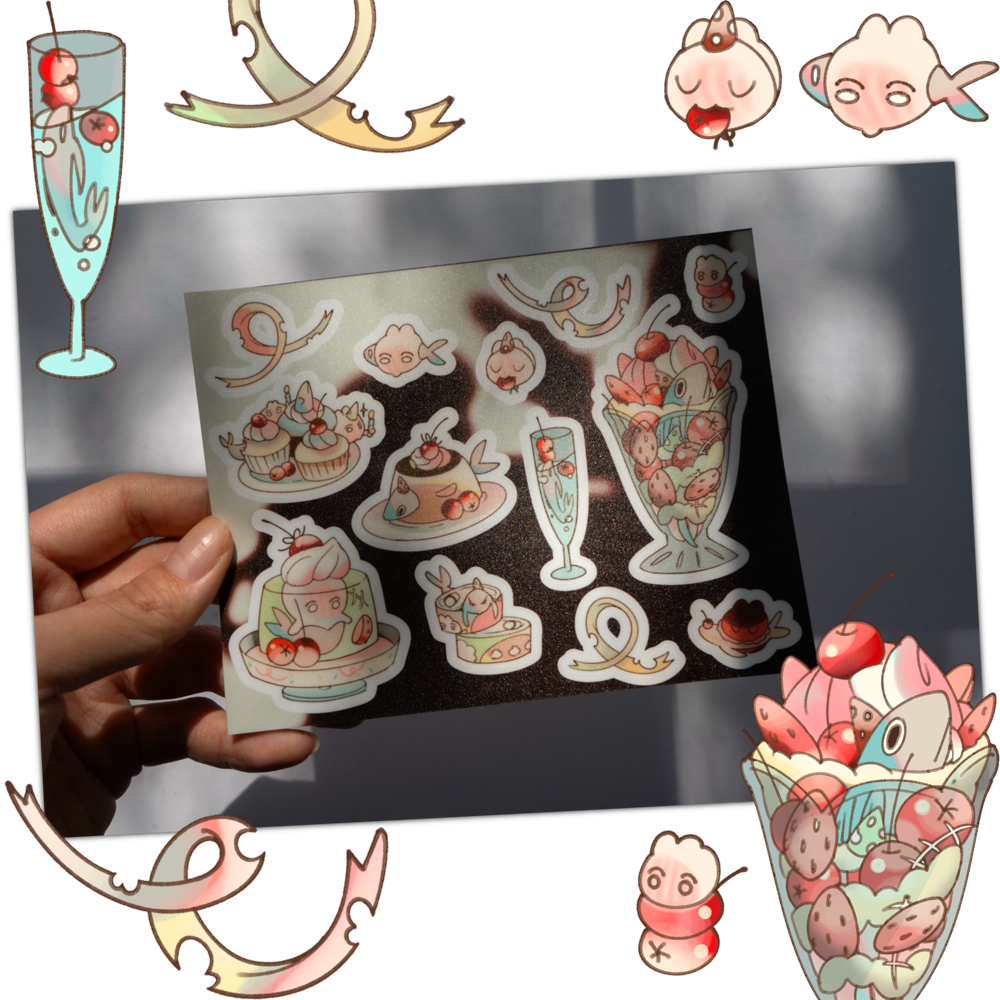 Sweets Picnic Sticker Sheet