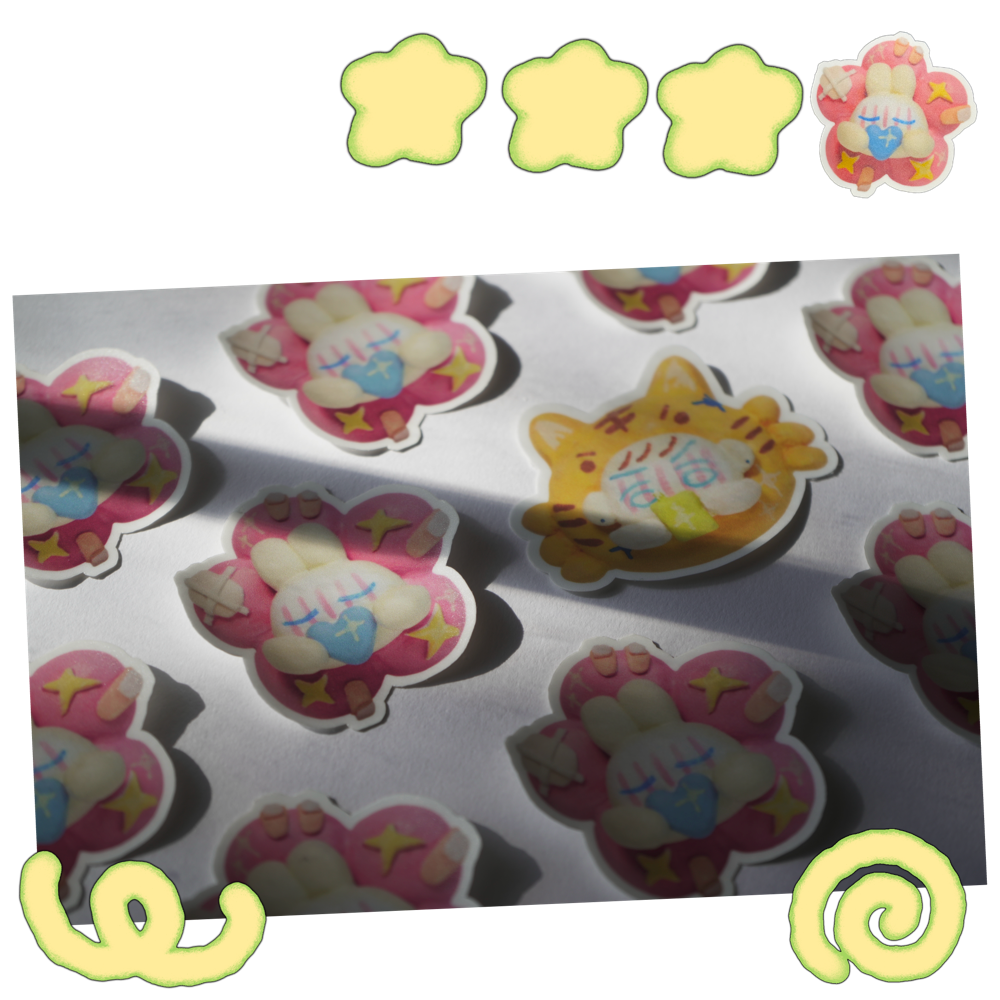 Clay Friends Sticker Set