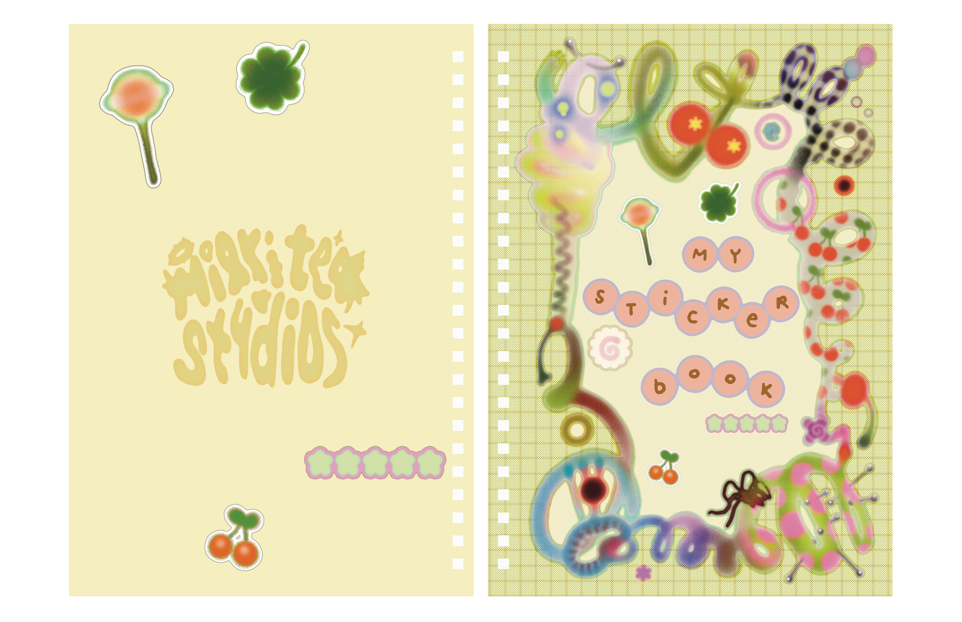 Spring Green Sticker Book