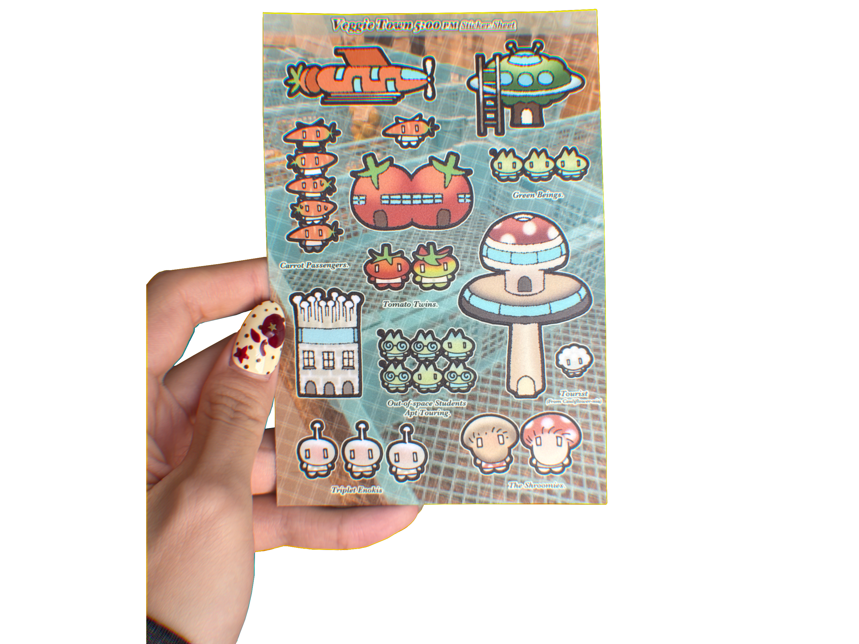 Veggie Town (3PM) Sticker Sheet