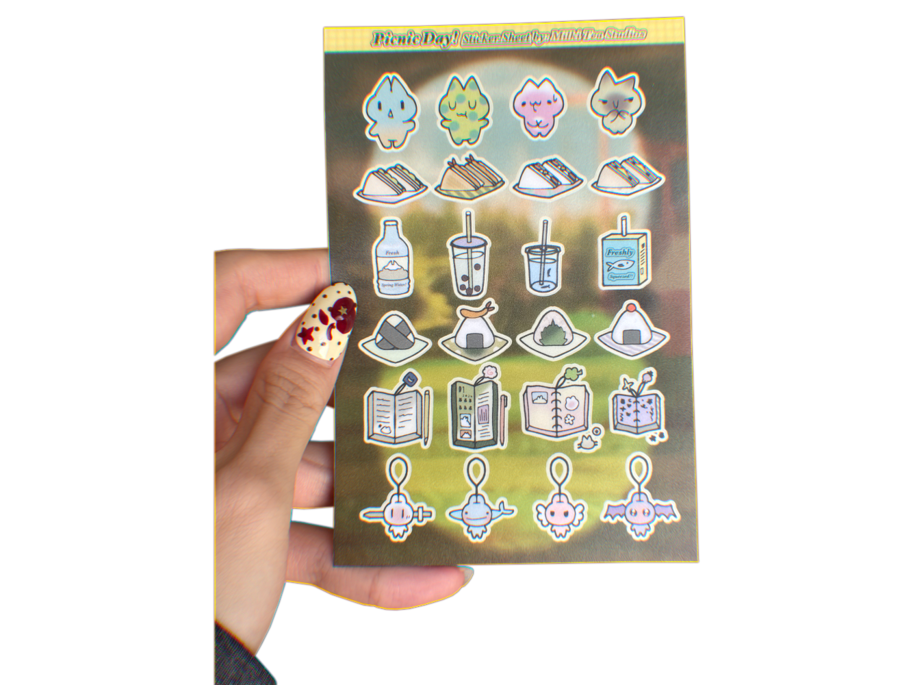 Picnic Day with besties Sticker Sheet + Exclusive Bonus Sticker