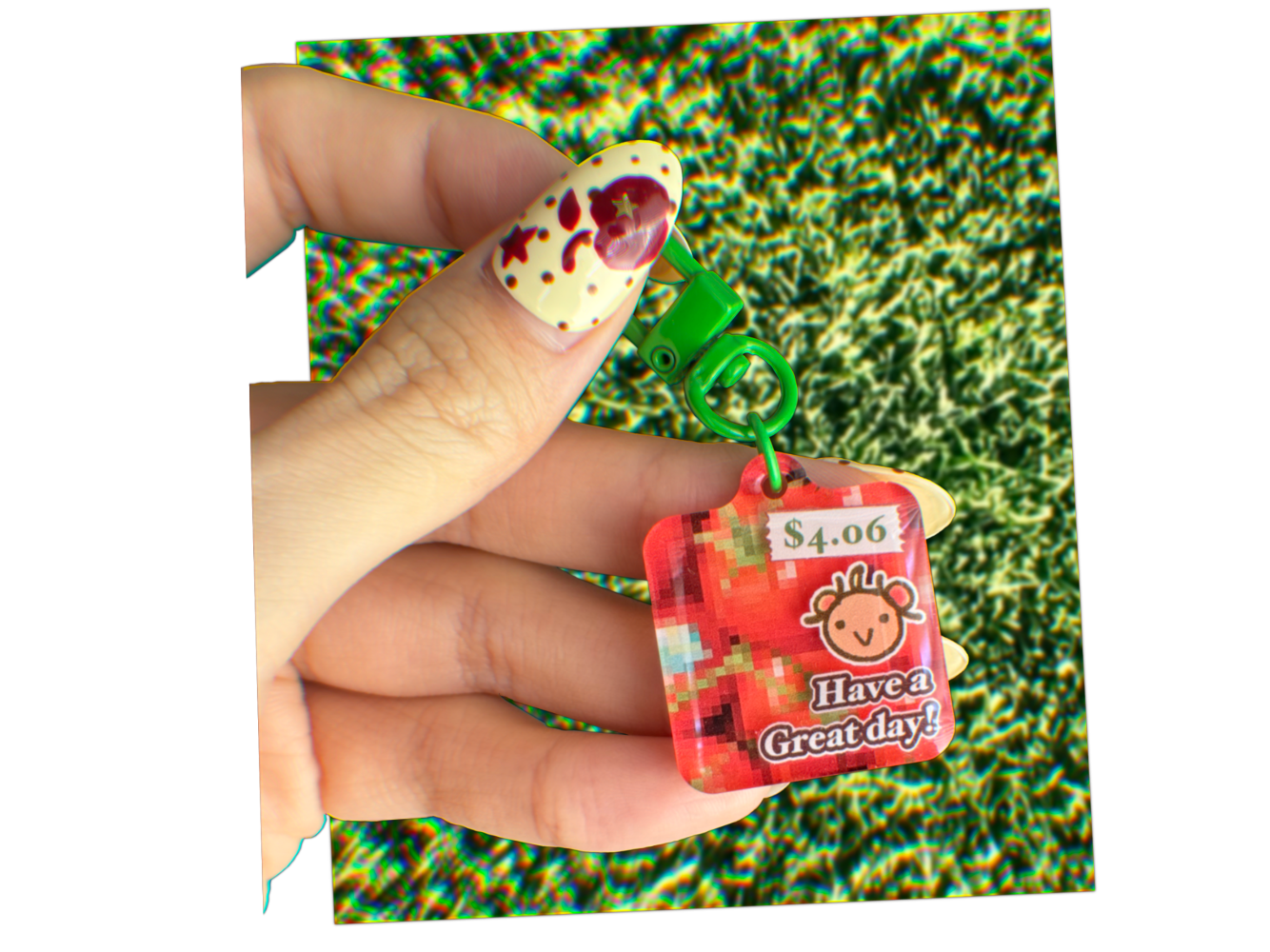 Have a nice (tomato) day! Keychain