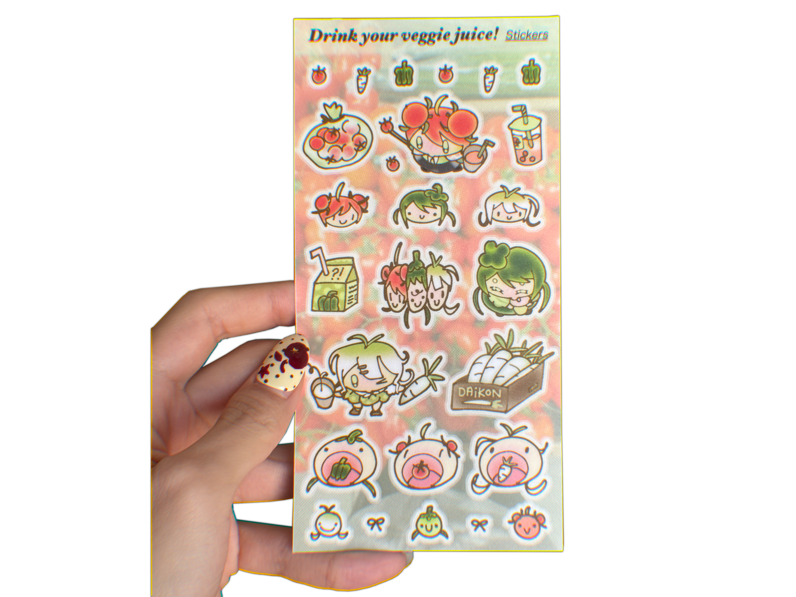 Veggie Girls Collab Sticker Sheet