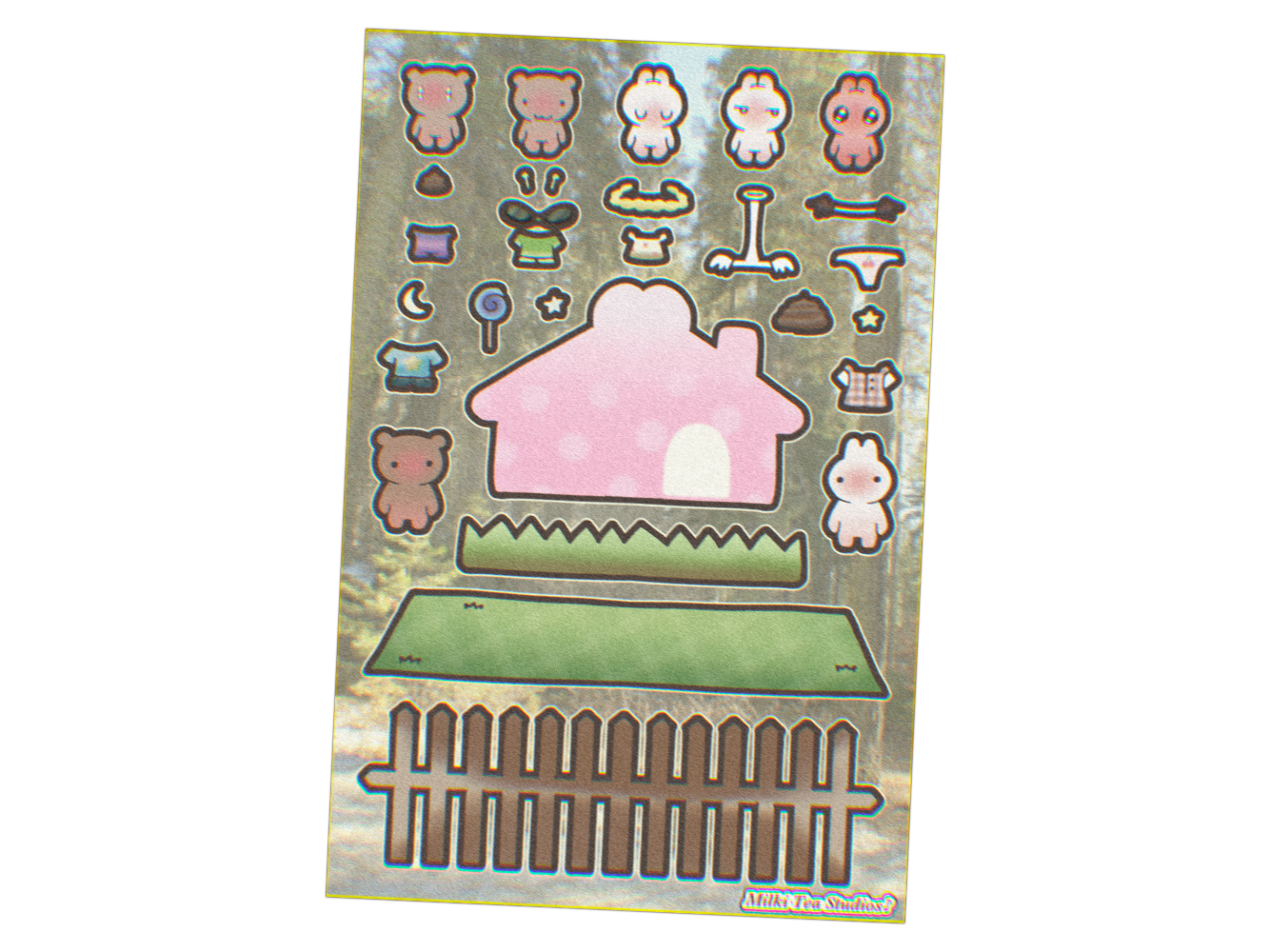 Dress Up Sticker Sheet