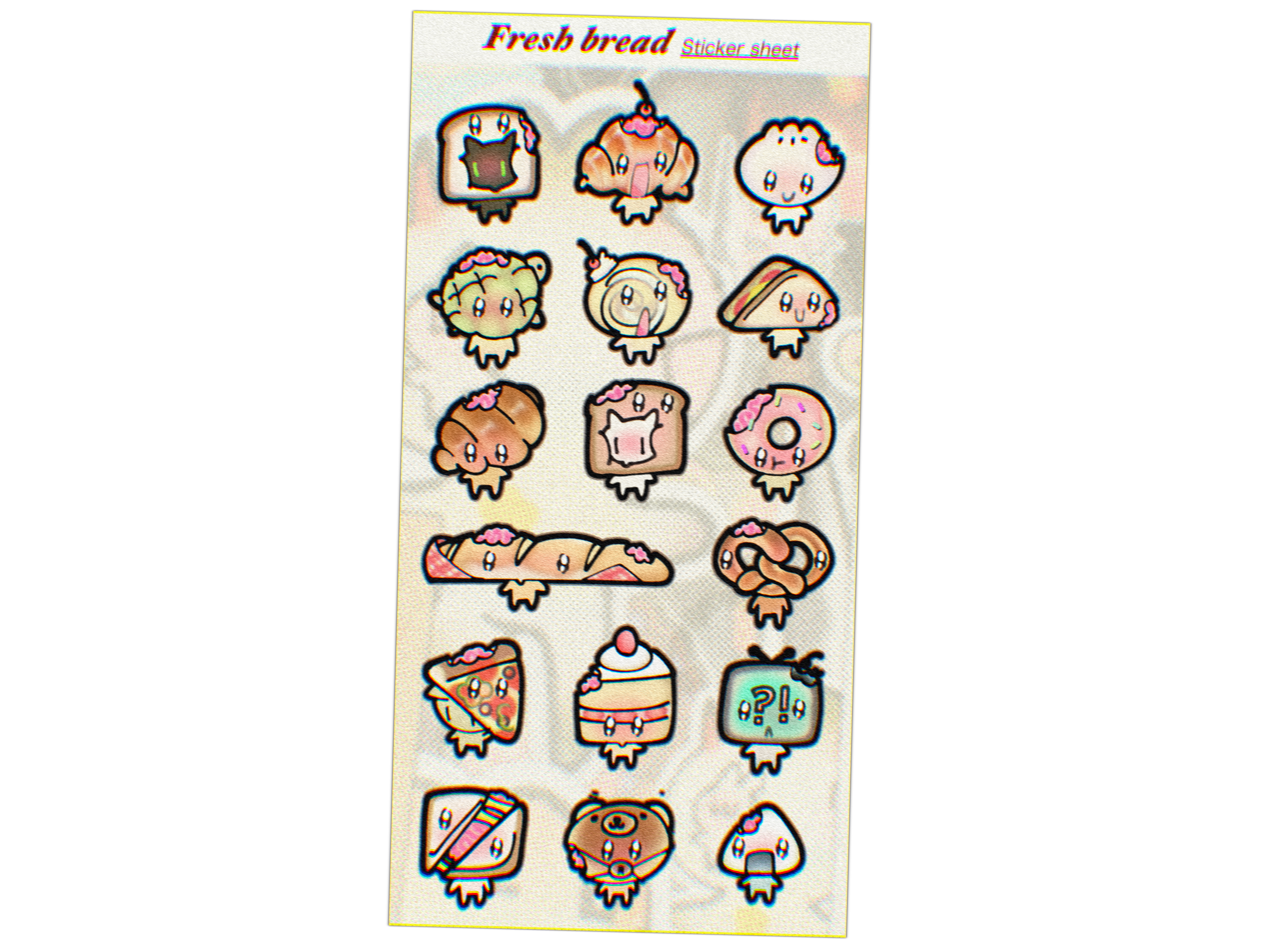 I hope you like bread Deco Sticker Sheet
