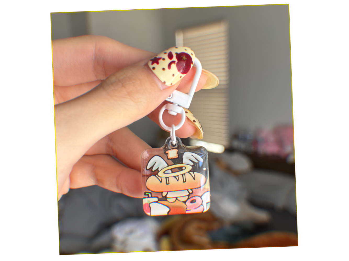Bread Saint Keychain