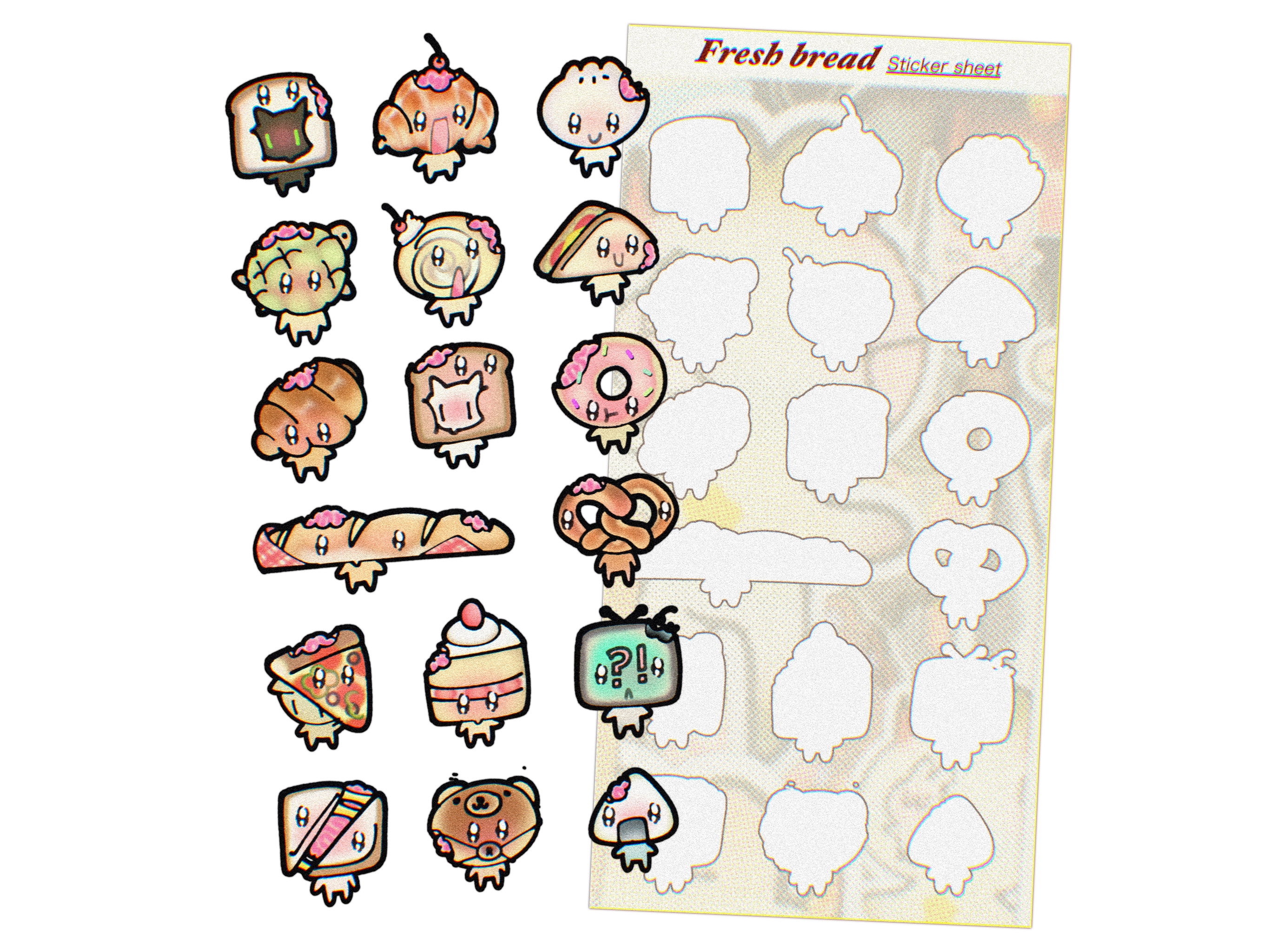 I hope you like bread Deco Sticker Sheet