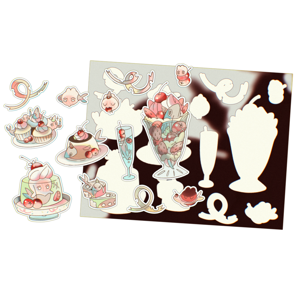 Sweets Picnic Sticker Sheet
