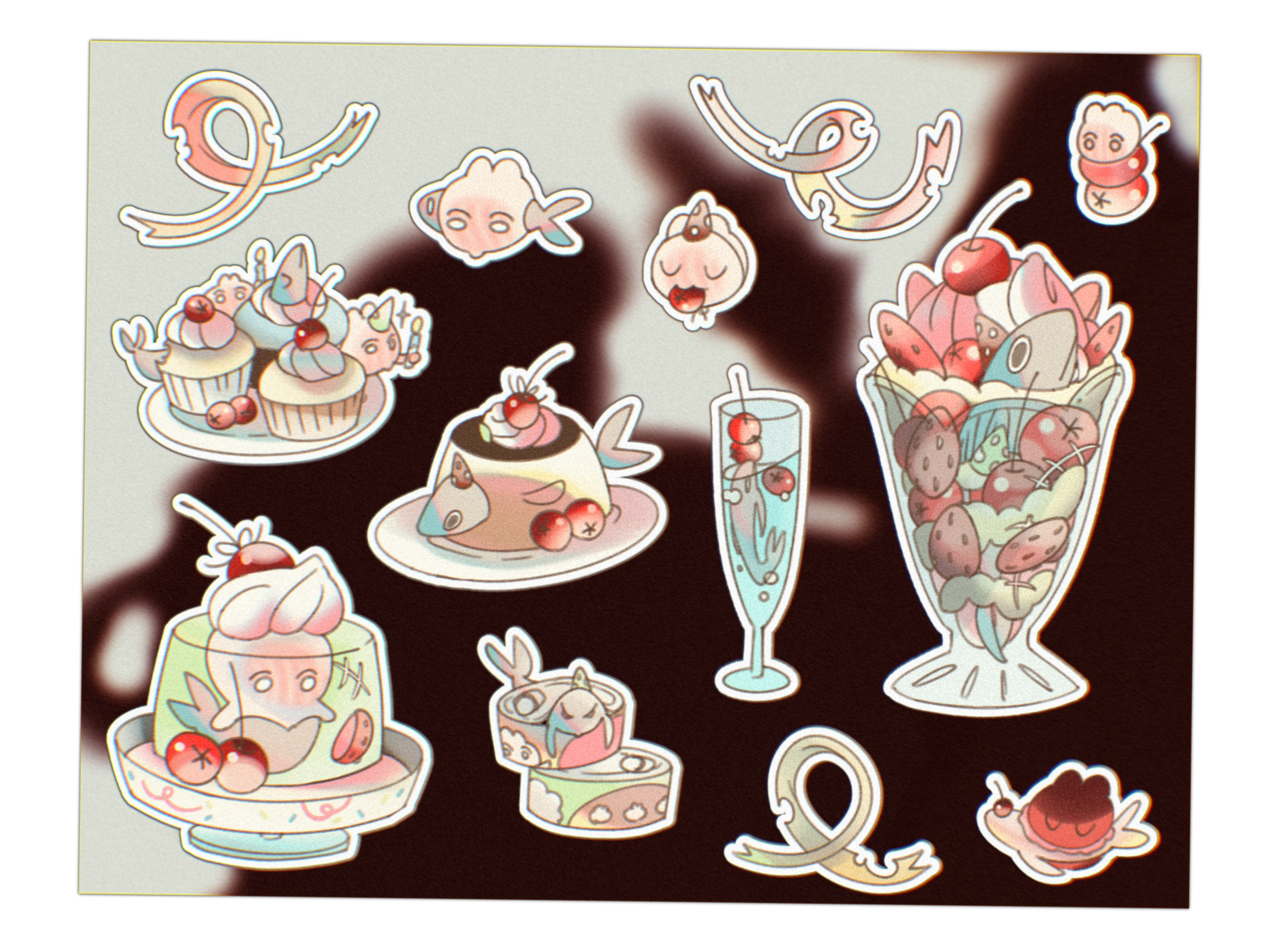 Sweets Picnic Sticker Sheet