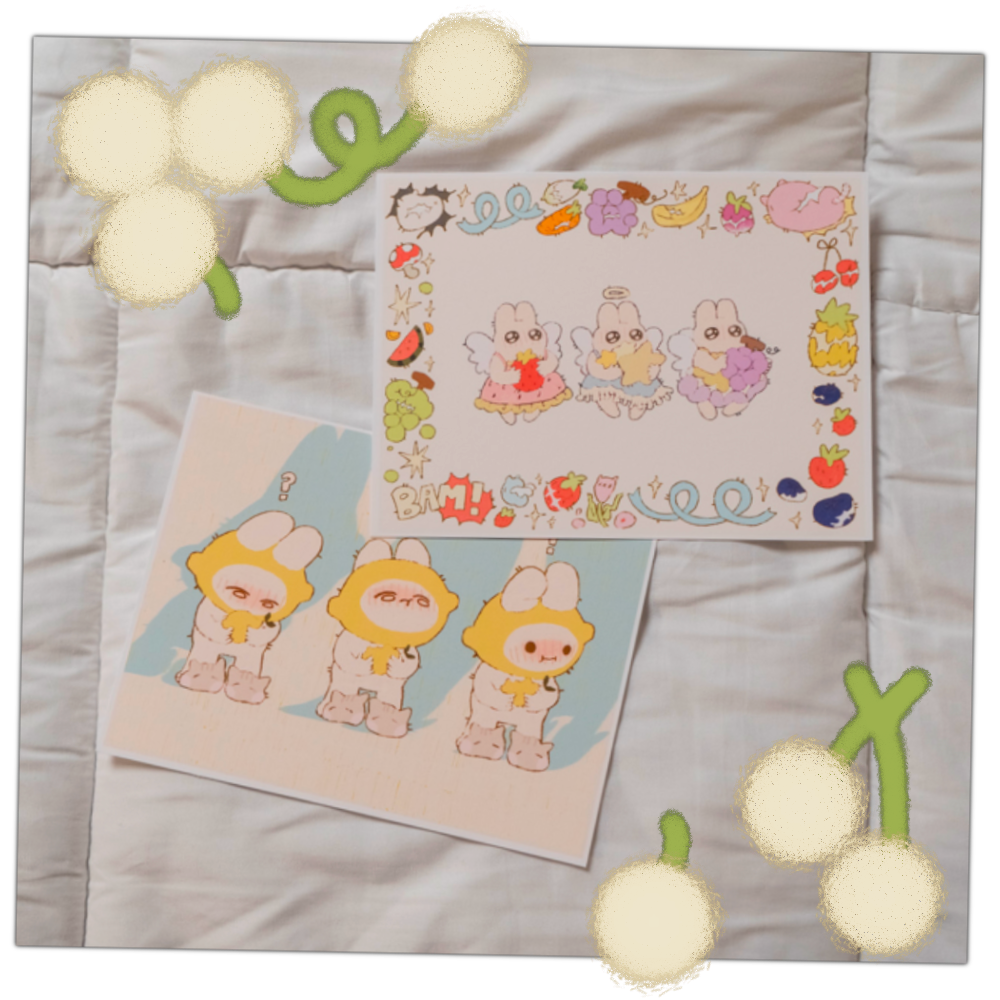 Fruit Bunni Prints