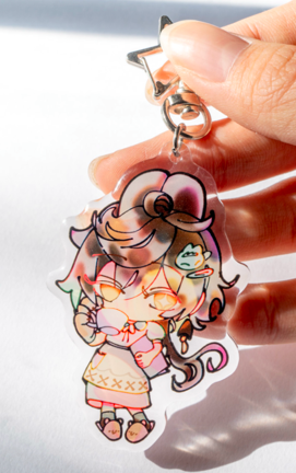 Genshin Maid Acrylic Keychains (Alhaitham/Kaveh/Ayato/Xiao/Zongli/Tartaglia)