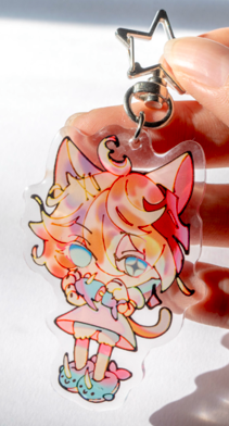 Genshin Maid Acrylic Keychains (Alhaitham/Kaveh/Ayato/Xiao/Zongli/Tartaglia)