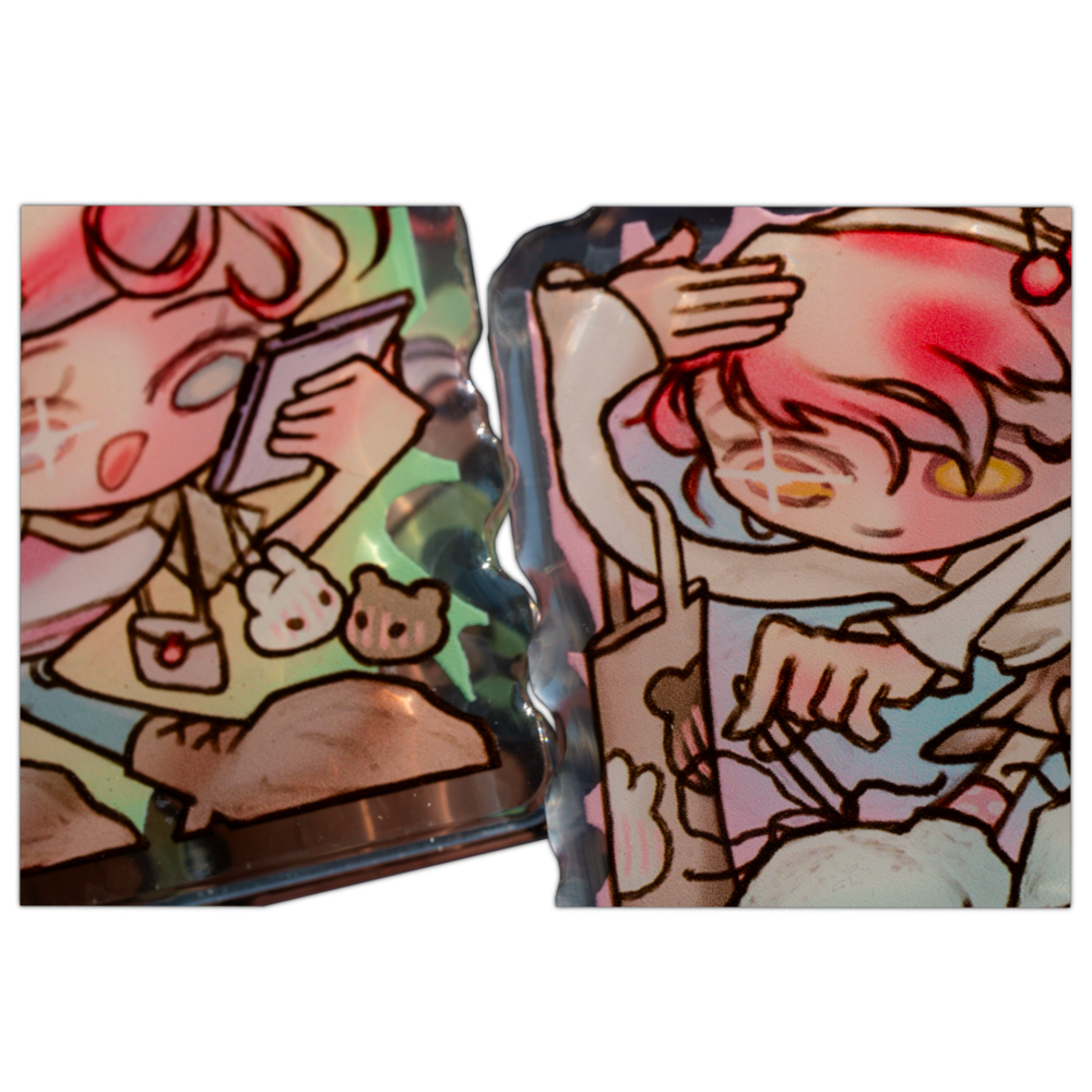 Cherry and Strawberry Girly Acrylic Charms