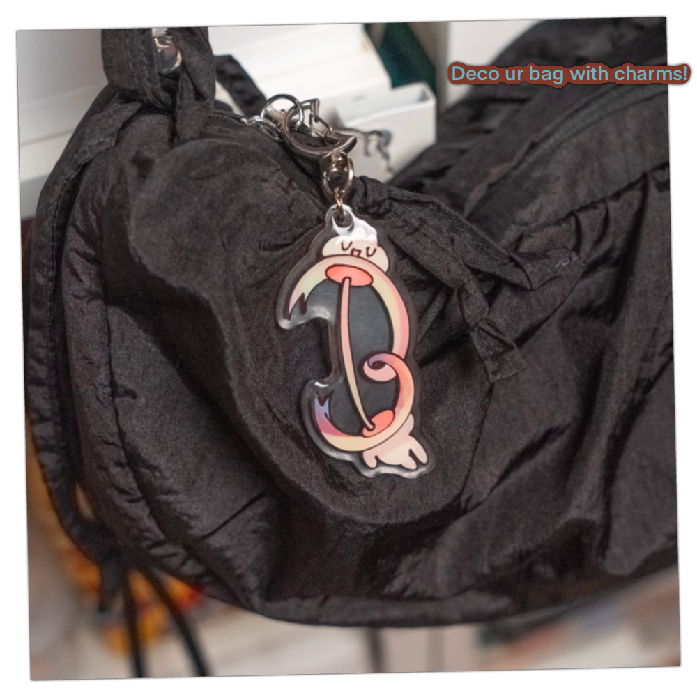 Ribbon Bunni Acrylic Keychain